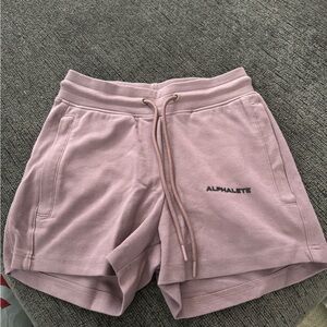 Alphalete Women's Soft Pink Athletic Shorts